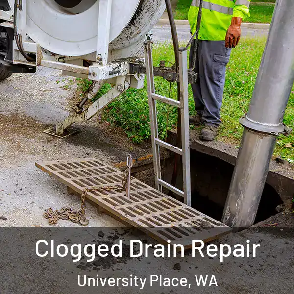  Clogged Drain Repair University Place, WA