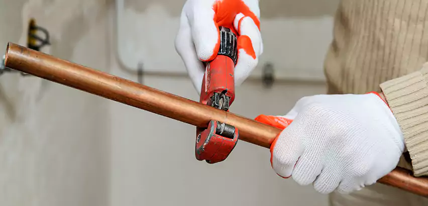 Temporary Copper Pipe Repair University Place, WA